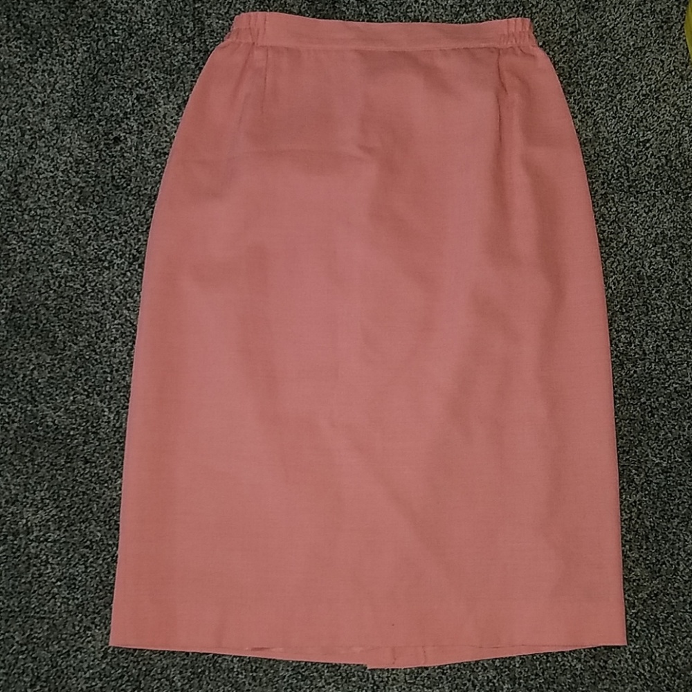 Vintage peach Porsha lined skirt size 8P